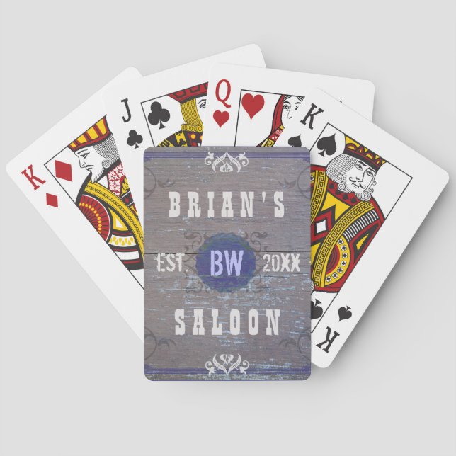Jeu De Cartes Salle à la maison personnalisable classique de (dos)
