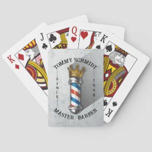 Jeu De Cartes Salon de coiffure Barber Hair Shop King Crown Barb