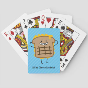 Jeu De Cartes Sandwich grillé heureux à fromage