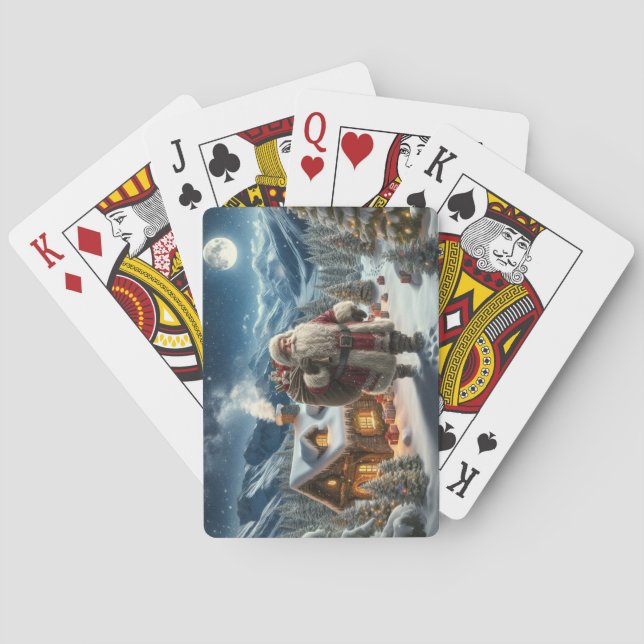 Jeu De Cartes Santa Claus (dos)