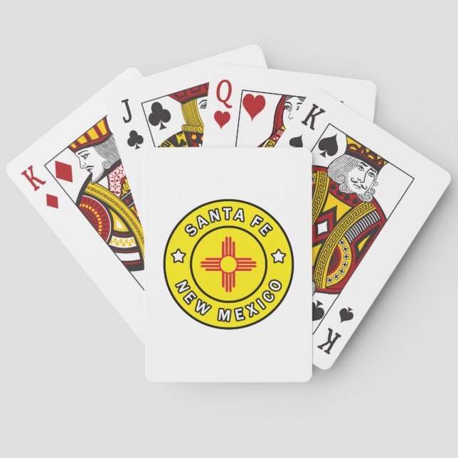 Jeu De Cartes Santa Fe Nouveau Mexique (dos)