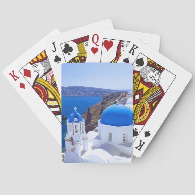 Jeu De Cartes Santorin (dos)