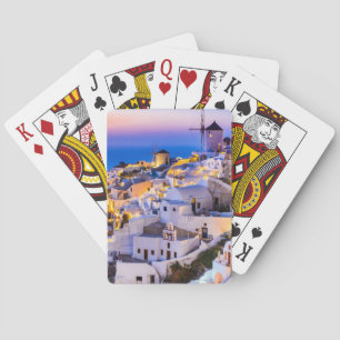 Jeu De Cartes Santorin Grèce