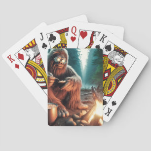 Jeu De Cartes Sasquatch au feu de camp