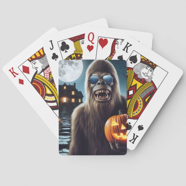 Jeu De Cartes Sasquatch sur Halloween (dos)
