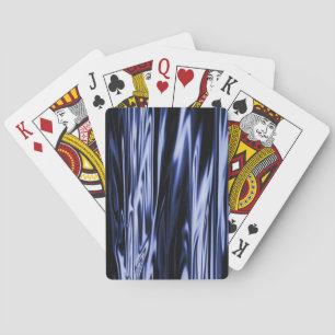 Jeu De Cartes Satin Bleu......