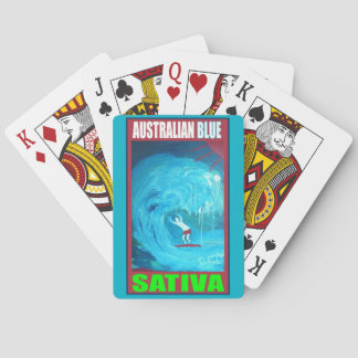 JEU DE CARTES SATIVA BLEU AUSTRALIEN