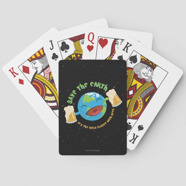 Jeu De Cartes Sauvez la terre (dos)