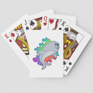 Jeu De Cartes Sceau avec lunettes