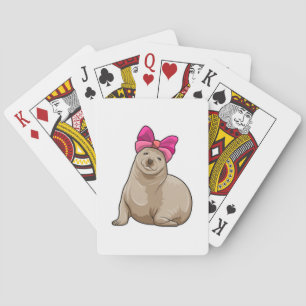 Jeu De Cartes Sceau avec ruban