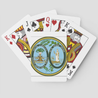 Jeu De Cartes Sceau d'État de Caroline du Sud