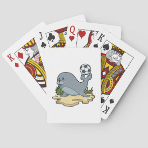 Jeu De Cartes Sceller comme joueur de football avec Soccer