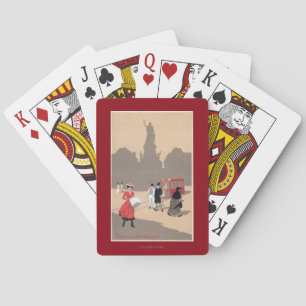 Jeu De Cartes Scène d'art déco de Place de la Republique
