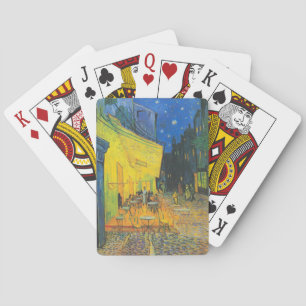 Jeu De Cartes Scène de rue française du café-terrasse de Van Gog