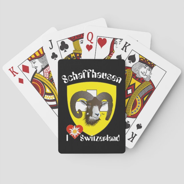 Jeu De Cartes Schaffhausen - Schweiz - Suisse - Spielkarten (dos)
