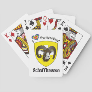 Jeu De Cartes Schaffhausen Schweiz Suisse Svizzera Spielkarten