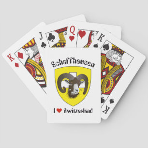 Jeu De Cartes Schaffhausen Schweiz Suisse Svizzera Spielkarten