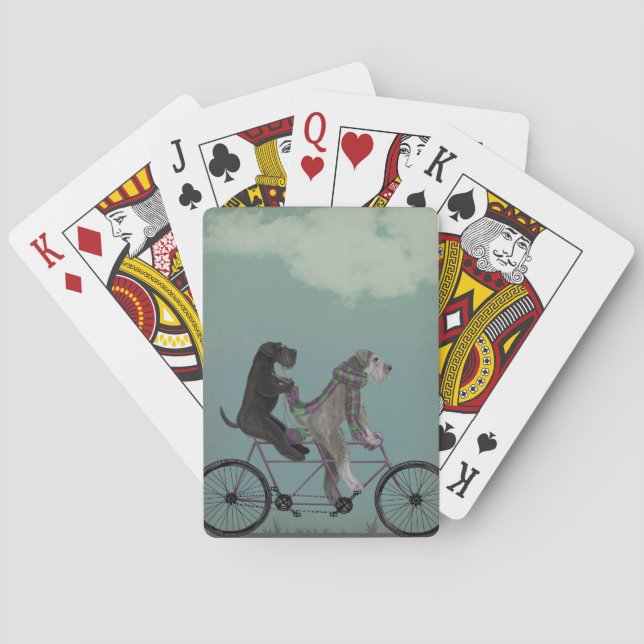 Jeu De Cartes Schnauzer Tandem (dos)