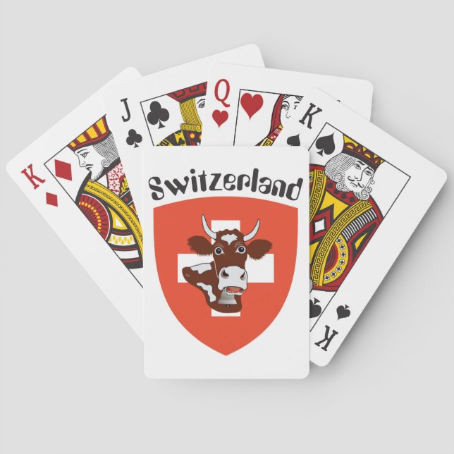 Jeu De Cartes Schweiz Suisse Svizzera Svizra Spielkarten (dos)