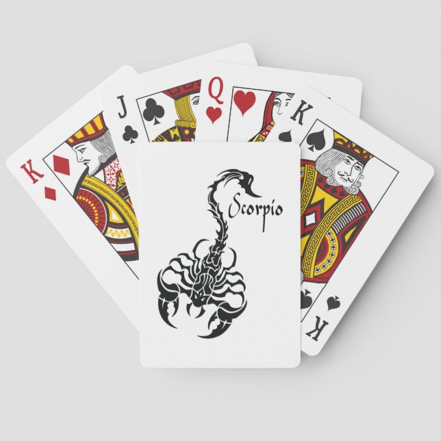 Jeu De Cartes Scorpion (dos)
