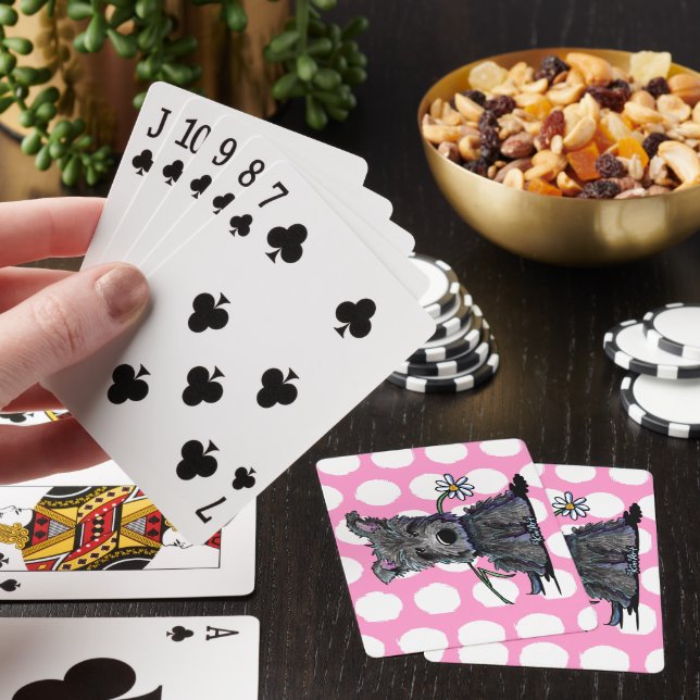 Jeu De Cartes Scottie Daisy Jouer aux cartes (In Situ)