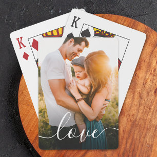 Jeu De Cartes Script d'amour photo personnalisé