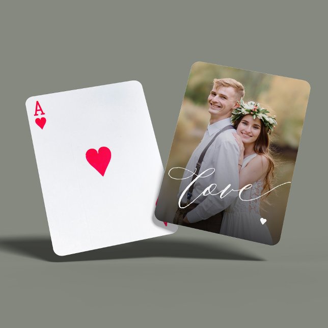 Jeu De Cartes Script d'amour photo personnalisé (Créateur téléchargé)