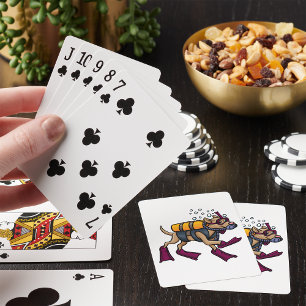 Jeu De Cartes Scuba Diving Dog Playing Cards