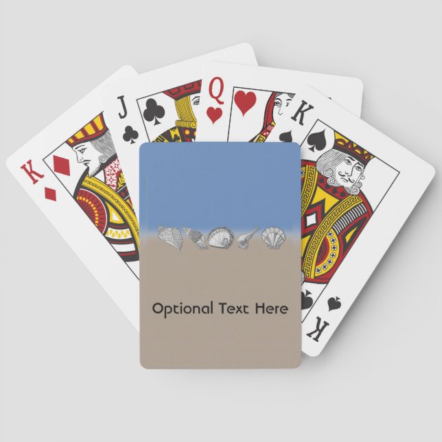 Jeu De Cartes Seashell Drawing (dos)