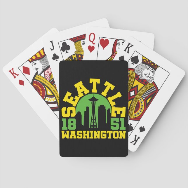Jeu De Cartes Seattle, Washington (dos)