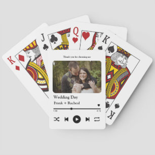Jeu De Cartes Sélection personnalisée de musique photo pour les