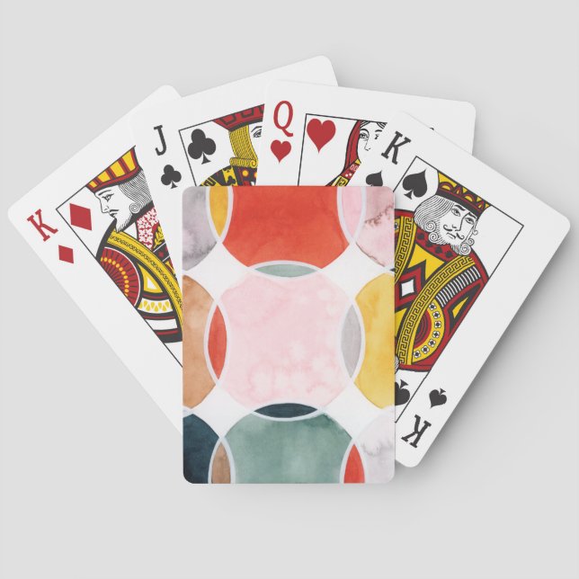 Jeu De Cartes Sensal - Motif circulaire (dos)