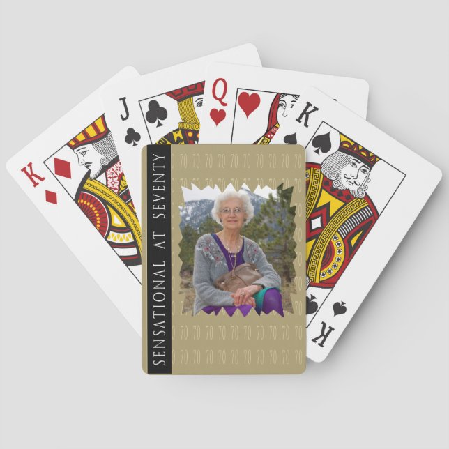 Jeu De Cartes Sensationnel À 70 Cartes De Jeu (dos)