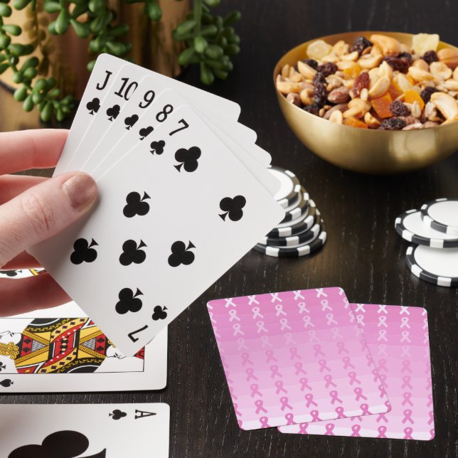 Jeu De Cartes Sensibilisation au cancer du sein Ruban rose (In Situ)