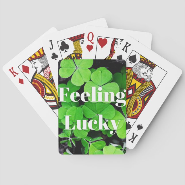 Jeu De Cartes Sentiment de chance de jouer des cartes (dos)