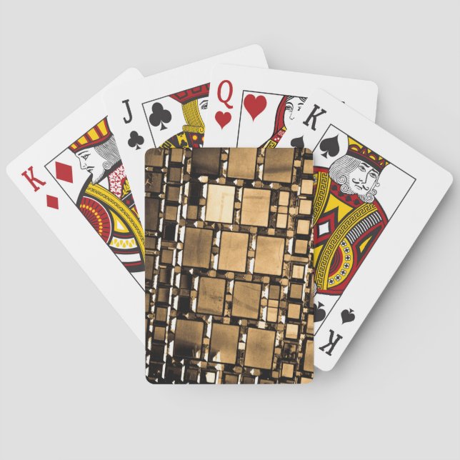 Jeu De Cartes Sepia Mirrors Cartes de Jeu Classique (dos)