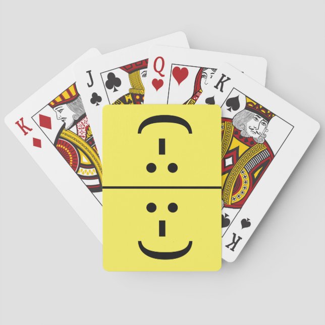 Jeu De Cartes séquence de caractères pour blagues Cartes de Jeu  (dos)