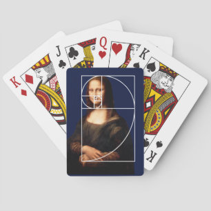 Jeu De Cartes Séquence Leonardo da Vinci Mona Lisa Fibonacci