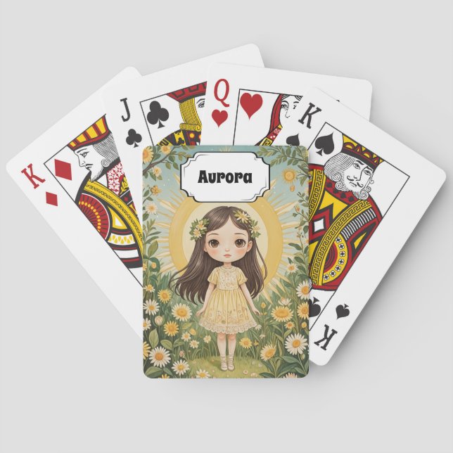 Jeu De Cartes Sérénade Sunny Personnalisée (dos)