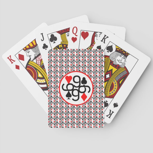 JEU DE CARTES SÉRIE DE POKER CARTA 9 (dos)