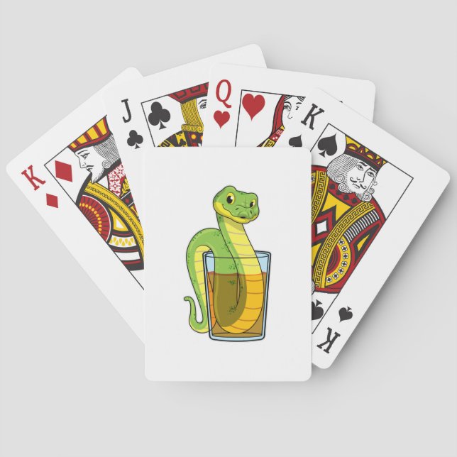 Jeu De Cartes Serpent avec jus (dos)