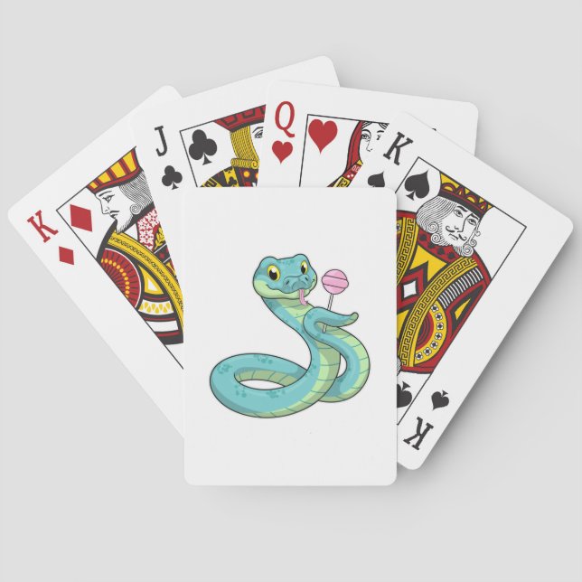 Jeu De Cartes Serpent avec Lollipop (dos)