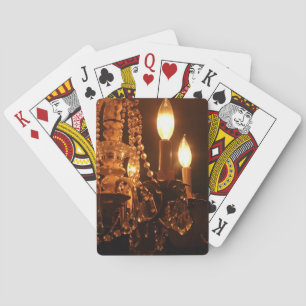 Jeu De Cartes Shabby Chandelier Bling 2-Gold BICYCLE CARDS