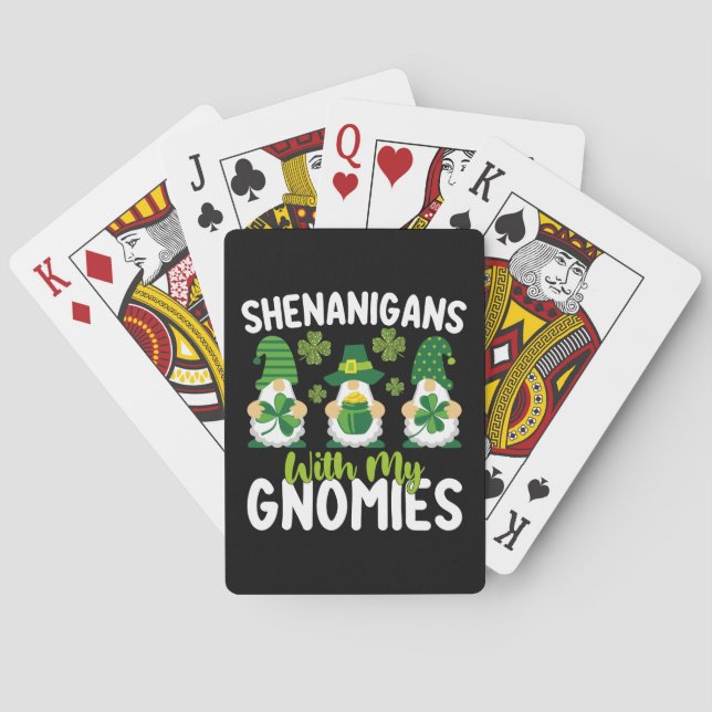 Jeu De Cartes Shenanigans with My Gnome Gnome St Patrick's Day (dos)