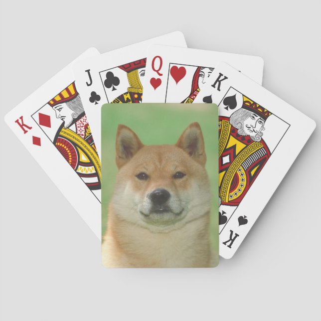 Jeu De Cartes Shiba Inu Chien Jouer aux cartes (dos)