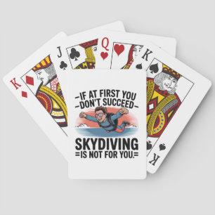 Jeu De Cartes Si vous ne réussissez pas, sautez le parachutisme