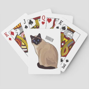 Jeu De Cartes Siamese cat cartoon