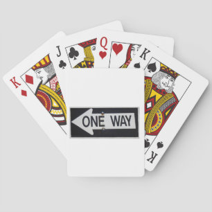 JEU DE CARTES SIGNE À SENS UNIQUE