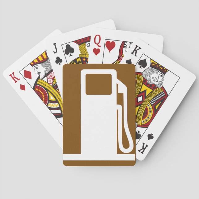 JEU DE CARTES SIGNE DE LA ROUTE DE L'ESPÈCE CARTES DE JEU (dos)