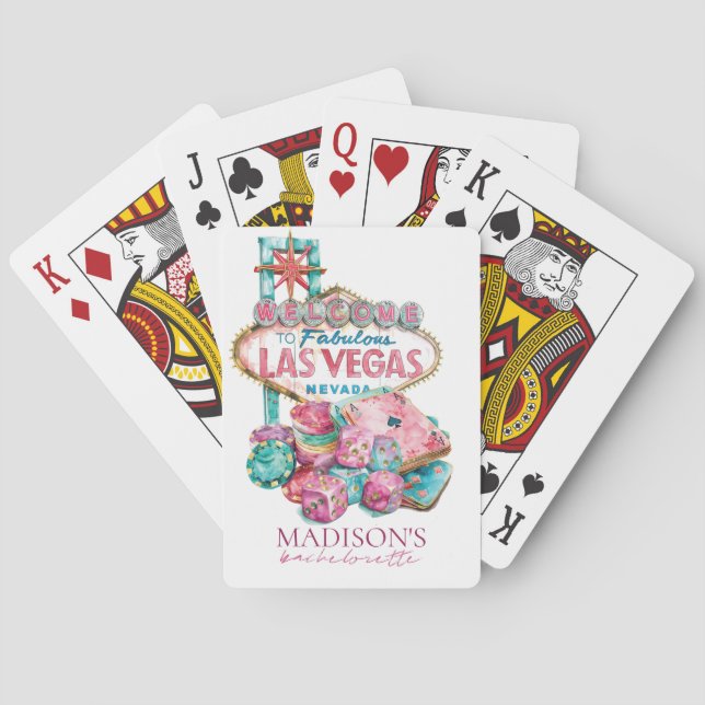 Jeu De Cartes Sin City Bachelorette personnalisée (dos)